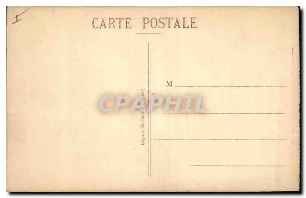 Vichy - Im Alten Park - Die Grande Allée — Ideal, n° 609 - Rückseite