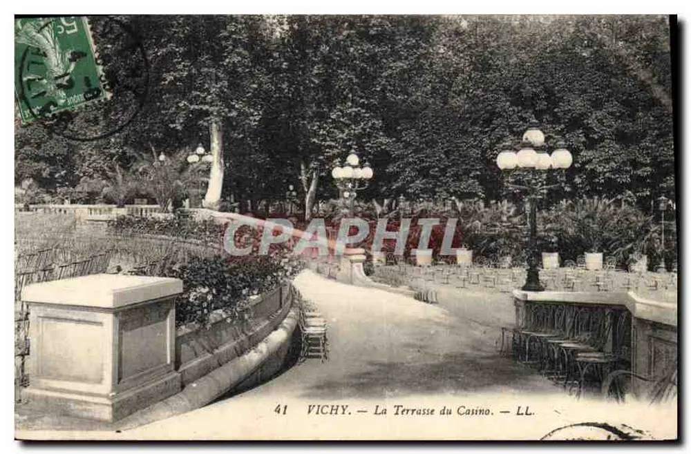 Vichy — A Terrasse do Casino — LL. n°41 - Frente