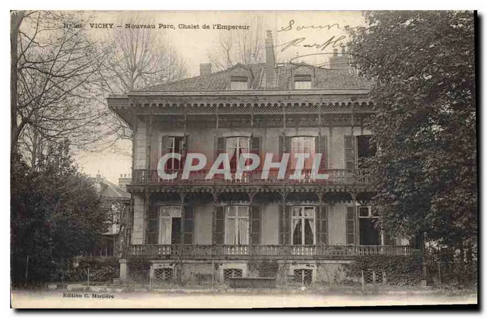 Vichy — Neuer Park, Chalet des Kaisers — Edition C. Marlière, n° 25 - Vorderseite