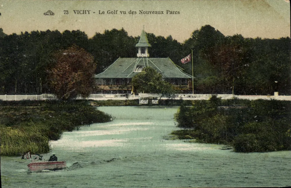 Vichy - Vista del golf visto desde los Nuevos Parques — n° 73 - Anverso