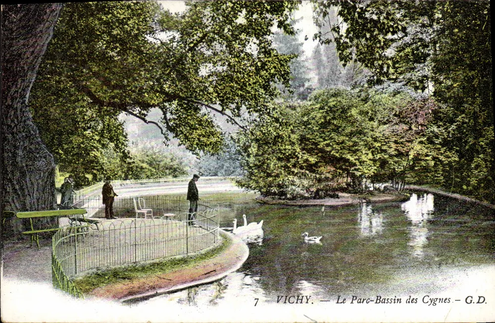 Vichy — Der Schwanenteichpark — G.D. n°7 - Vorderseite