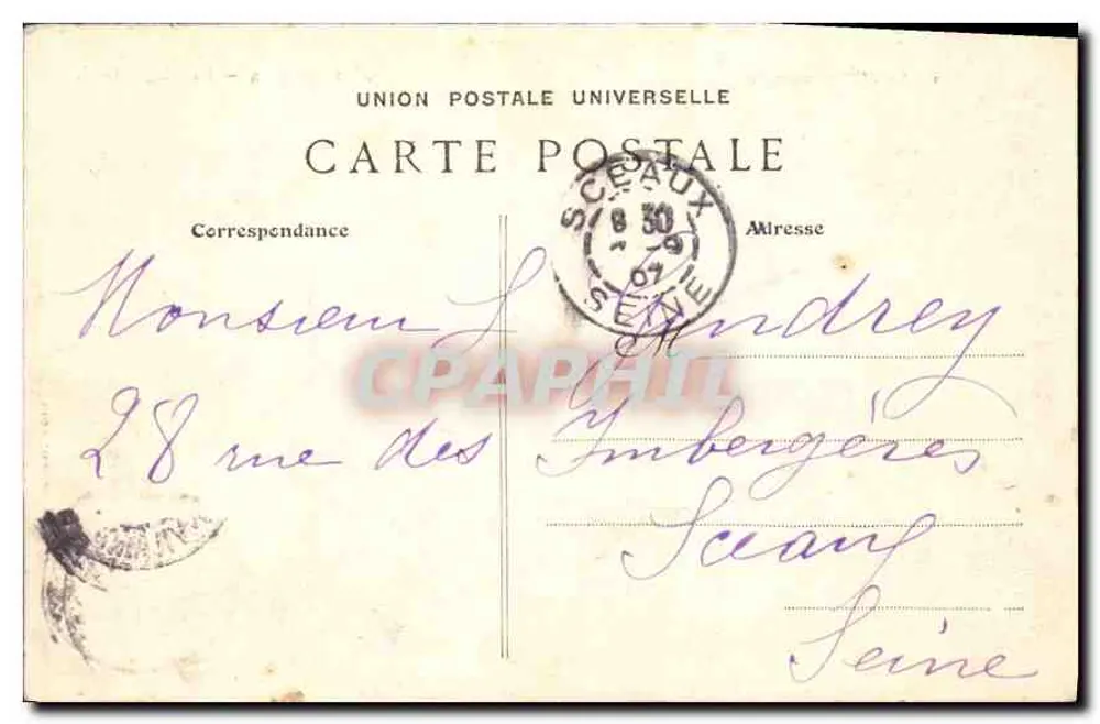 Dinard — A Praia — Costa da Esmeralda — G.F. n°4502 - Verso