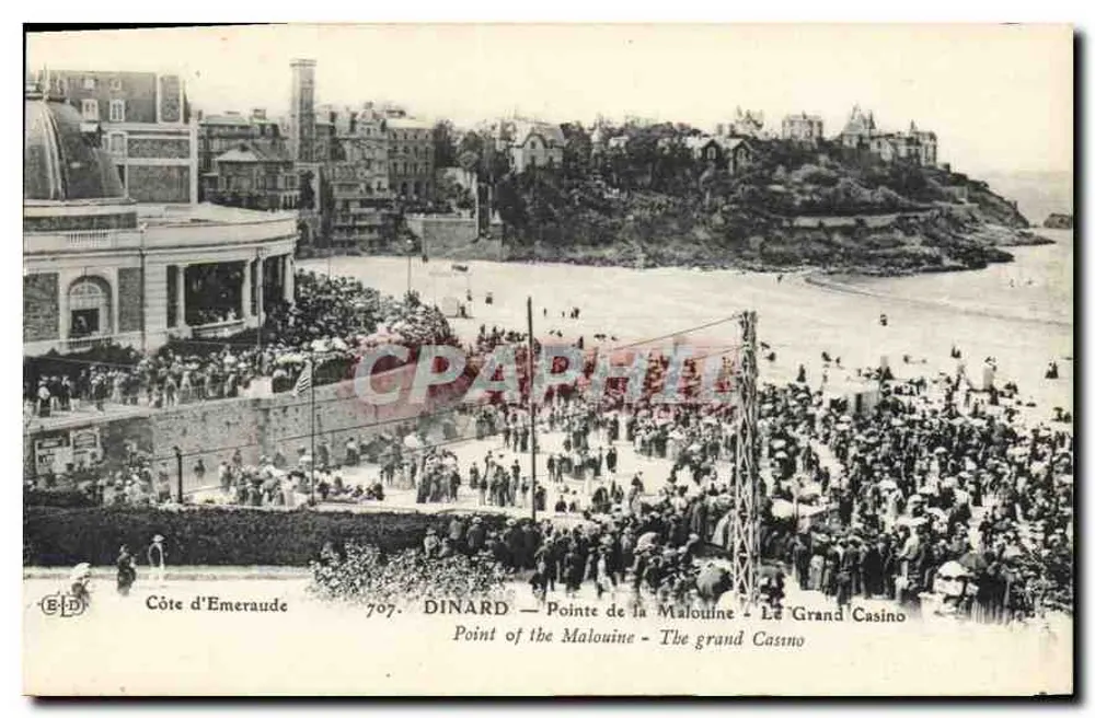 Dinard — Pointe de la Malouine — Das Grand Casino - Vorderseite