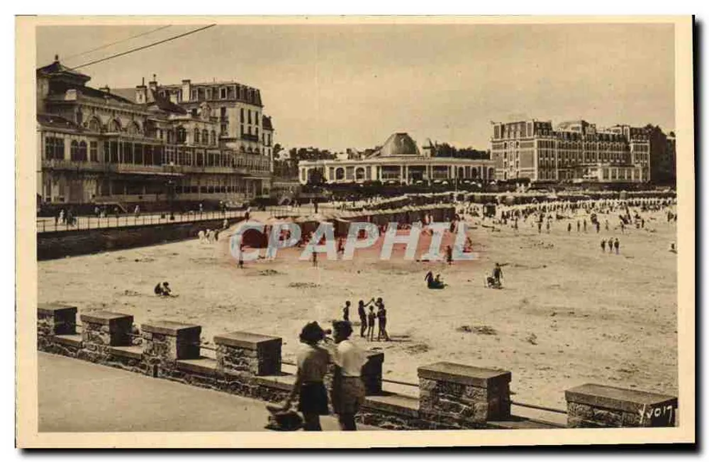 Dinard (Ille-et-Vilaine) — Die Strandpromenade und das Petit Casino — Les Éditions d'Art 'WON', Paris - Vorderseite