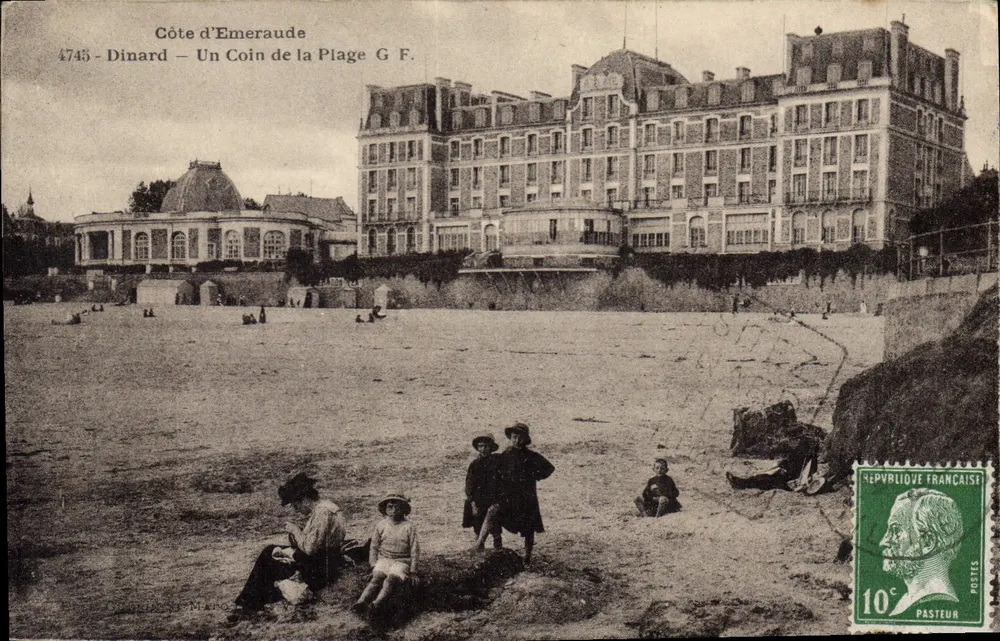 Dinard — Ein Stück der Strand G F. — Côte d’Emeraude - Vorderseite