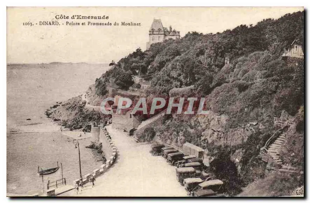 Küste von Emeraude - Punkt und Promenade du Moulinet - Dinard - Vorderseite