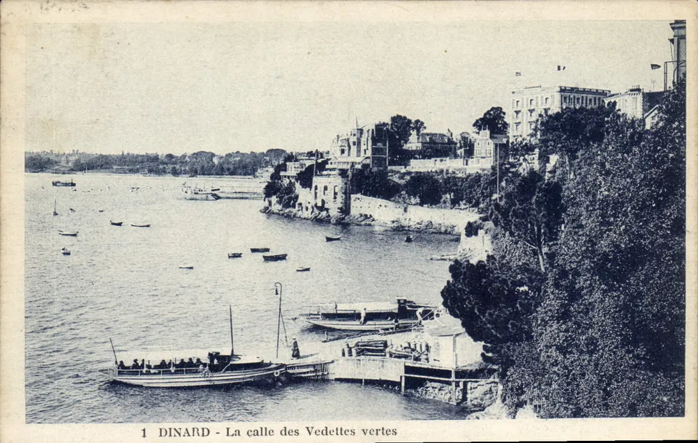 Dinard - A calèe das Vedetas Verdes — Editor 'Au Kriway', St-Malo, n°1 - Frente