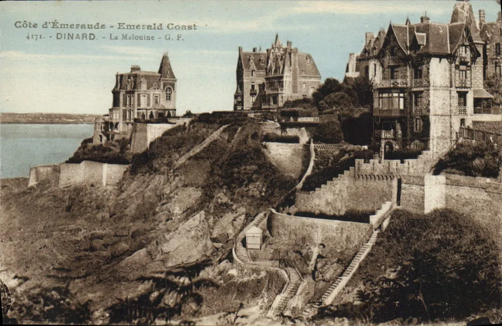 Dinard — La Malouine — G.F. — Wybrzeże Emeraude - Awers