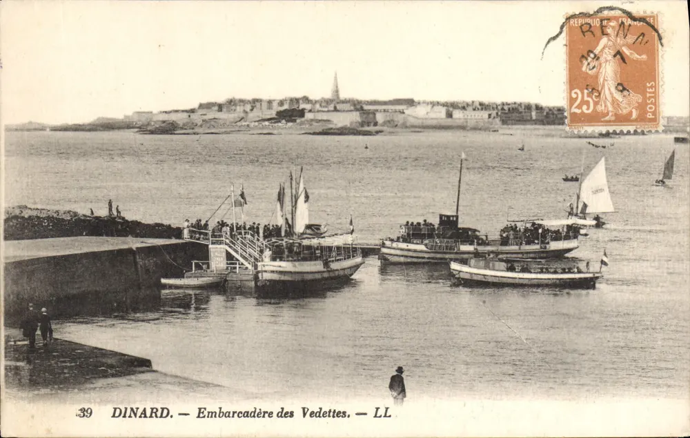 Dinard — Przystań wędrówczych łodzi — LL - Awers