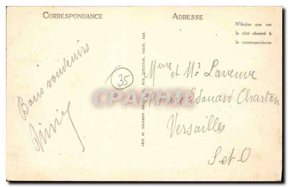 Dinard — Przystań wędrówczych łodzi — LL - Rewers
