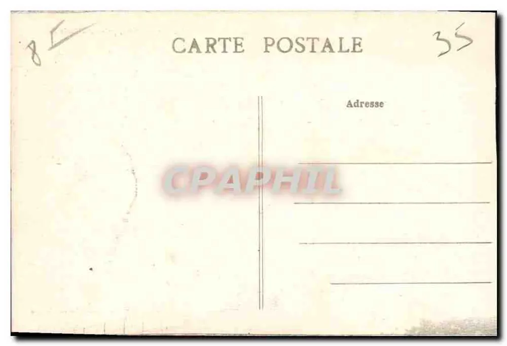 Dinard (I.-et-V.) — Ansicht der Strandpromenade, vom Casino aus — A. Lamiré, Verlag, Rennes - Rückseite