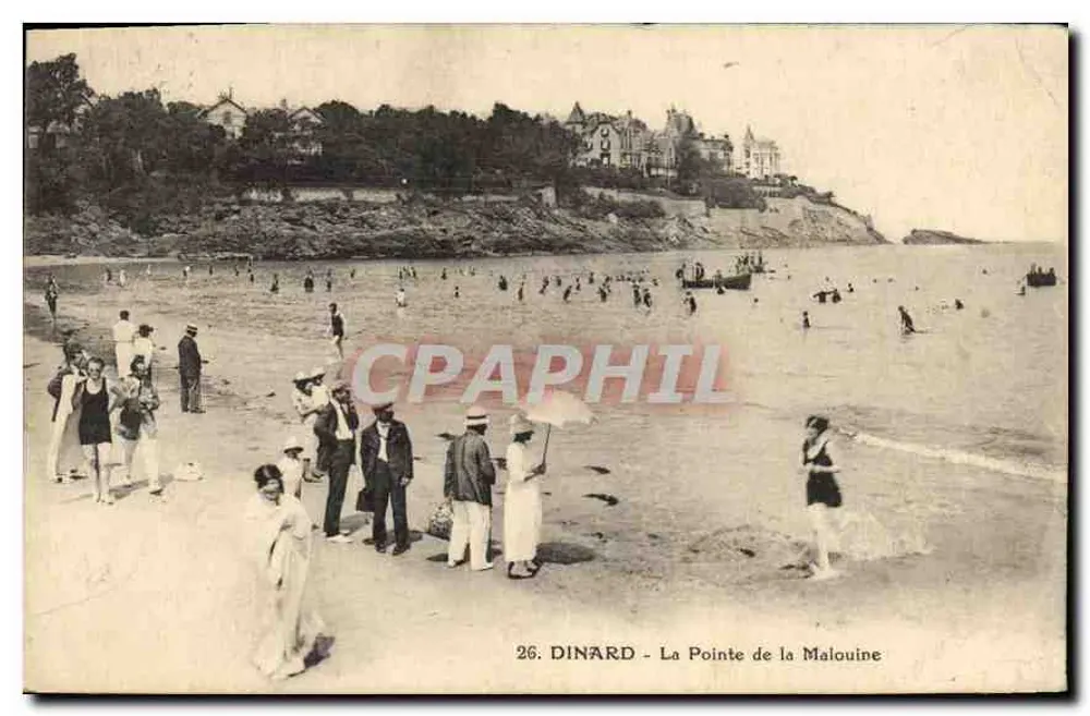 Dinard - A Ponta da Malouine — 26. DINARD - A Ponta da Malouine — J. Nozaïs, editor, Nantes - Frente