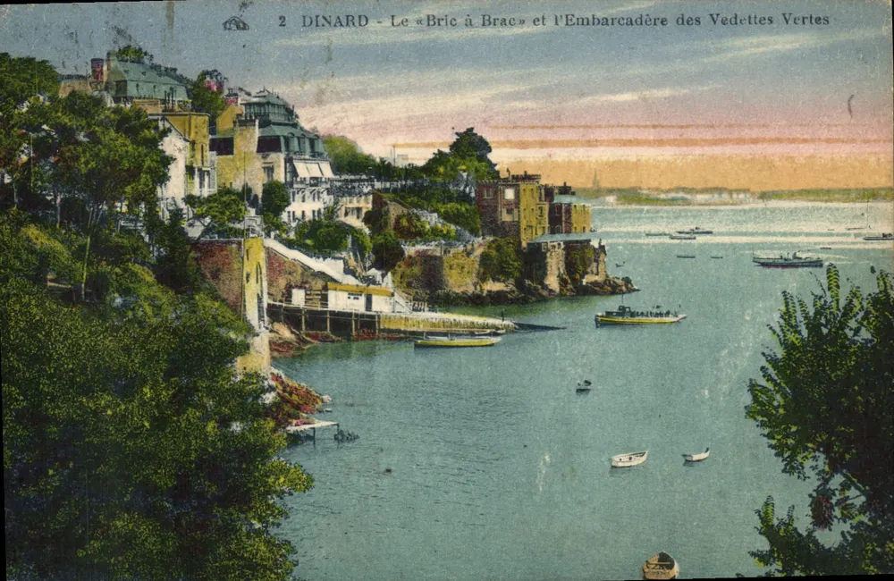 Dinard - Le « Bric à Brac » und die Embarkation der grünen Launches - Vorderseite