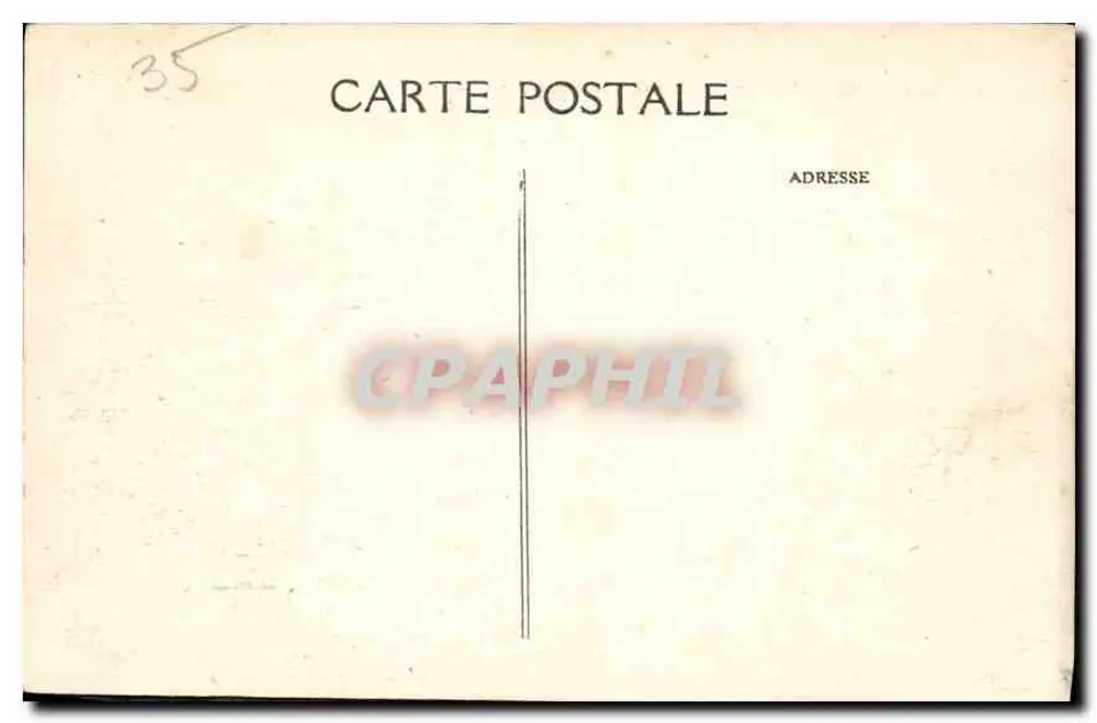 Dinard — Pointe de la Malouine, Ansicht vom Wallweg — Lamiré, Rennes - Rückseite