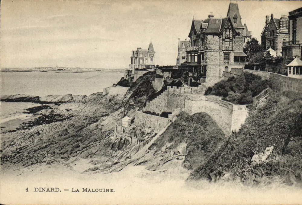Dinard — A Malouine — Editor Lévy Filho & Cia, n°1 - Frente