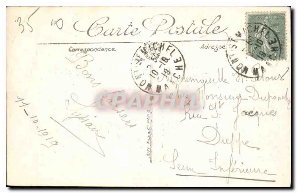 Dinard — La Pointe de la Malouine und La Pointe du Grouin — LL n°35 - Rückseite