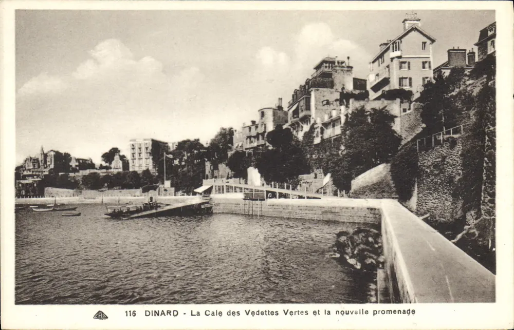 Dinard - Die Calé der Grünlichen Launches und die neue Promenade — Verlag ABA, Nr. 116 - Vorderseite