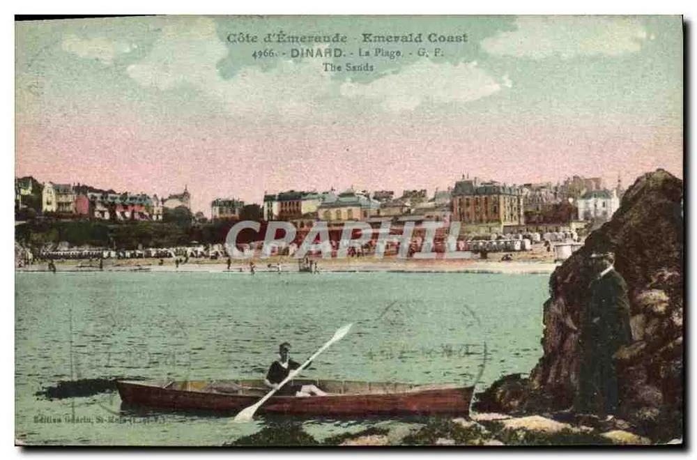 Costa de Esmeralda - Emerald Coast - DINARD - A Praia - G. P. - 4966 - Frente