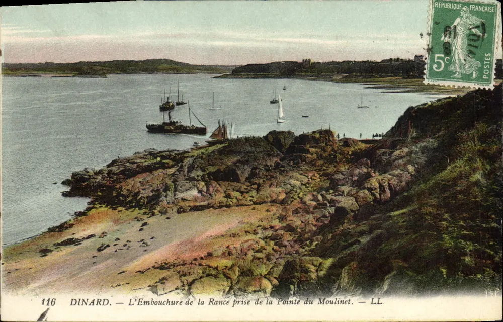 Dinard — Ansicht der Mündung der Rance von der Pointe du Moulinet — LL - Vorderseite