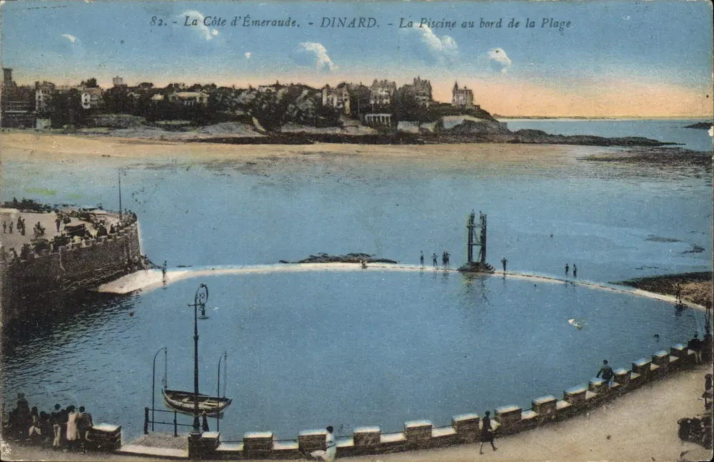Die Emerald Coast - DINARD - Die Piscine am Ufer der Strand - Vorderseite