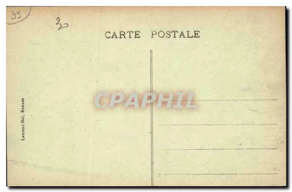Côte d'Émeraude - La Calé bei Ebbe und die Rade - Dinard - Rückseite