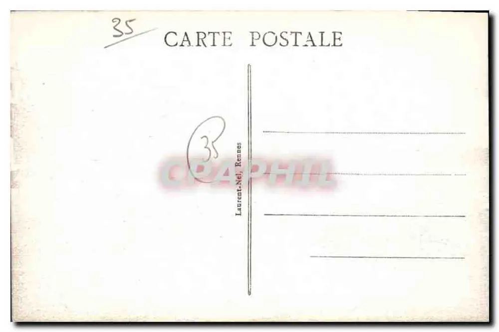 Dinard - Côte d'Émeraude - Le Bric à Brac und Anlegestelle der Grünflöße - Rückseite