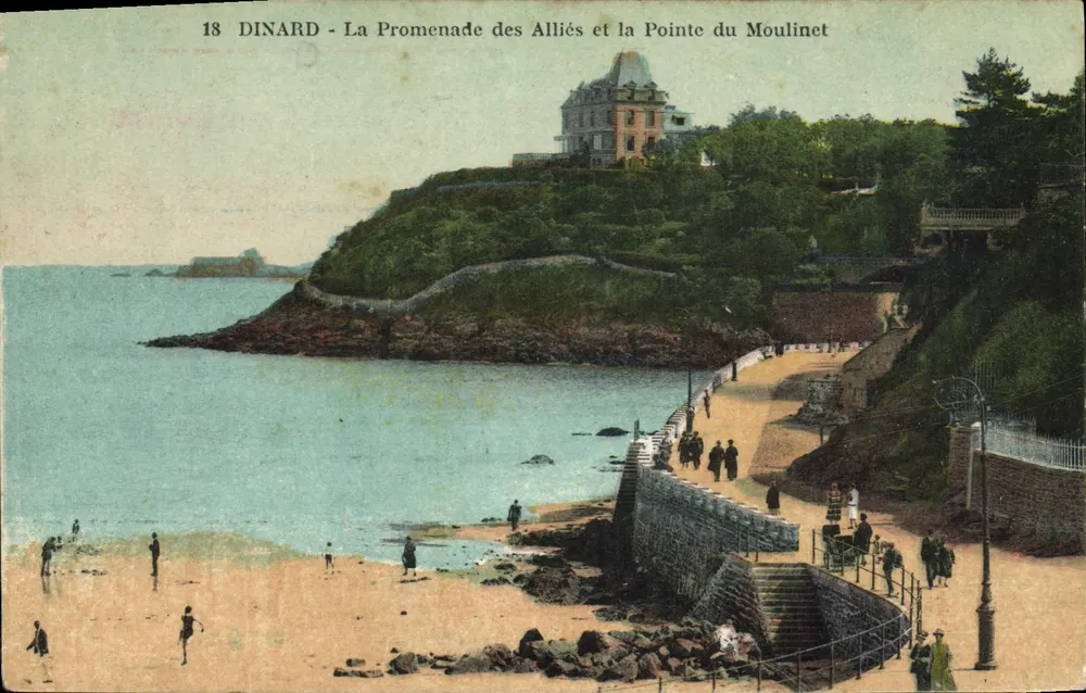 Dinard - Die Promenade der Alliierten und der Punkt Moulinet — Edition Marable, Saint-Malo - Vorderseite