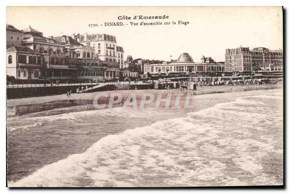 Dinard — Übersicht der Strand — Côte d'Émeraude, Serie 2720 - Vorderseite