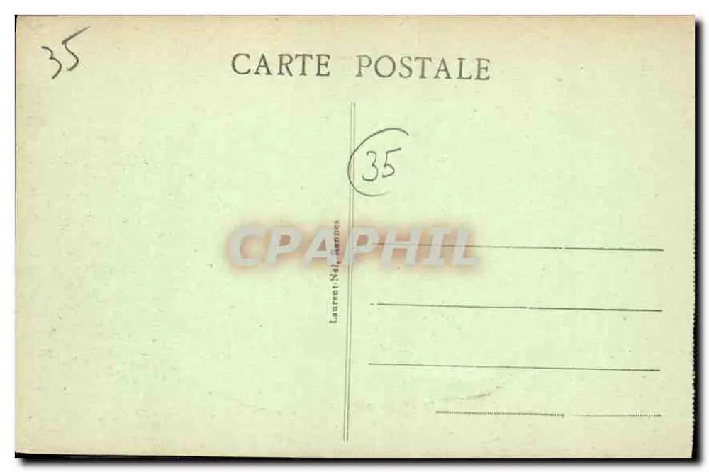 Dinard — Übersicht der Strand — Côte d'Émeraude, Serie 2720 - Rückseite