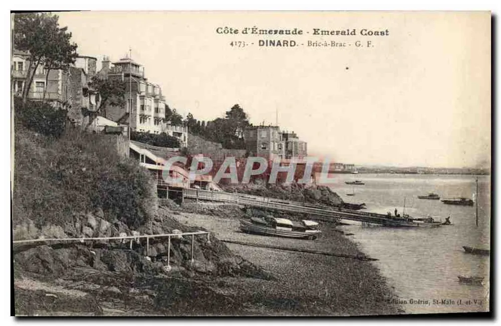 Dinard - Bric-à-Brac - Costa da Émesaude - Costa da Esmeralda — Edição Goérin, St-Malo (I. 41. V3) - Frente