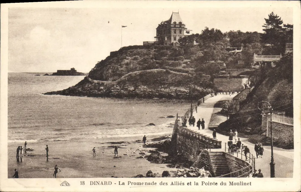 Dinard - Die Promenade der Alliierten und der Pointe du Moulinet — n°18 - Vorderseite