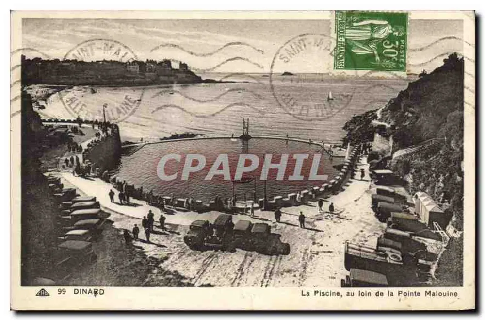 Dinard — La Piscine, in der Ferne von der Pointe Malouine — Verlag Dinard Nr. 99 - Vorderseite