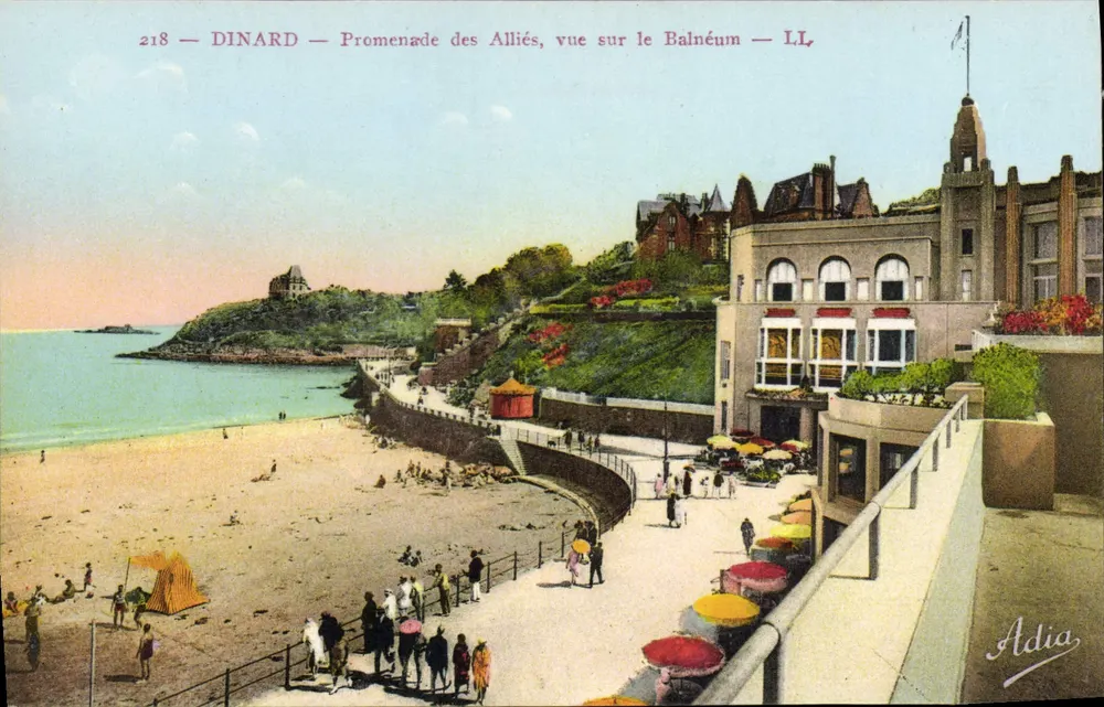 Dinard — Promenade des Alliés, Ansicht des Balnéum — Adia - Vorderseite