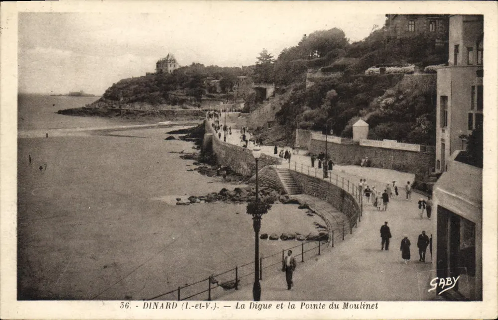Dinard (I.-et-V.) — Die Mole und die Pointe du Moulinet — Gaby - Vorderseite