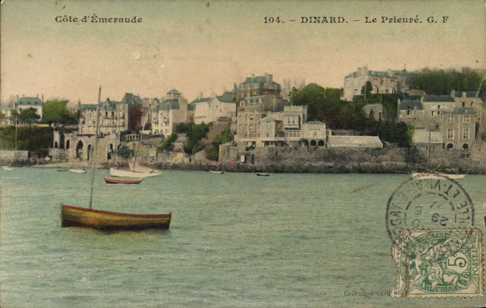 Dinard — O Priorado — G. F. — Costa de Émeraude, n°104 - Frente