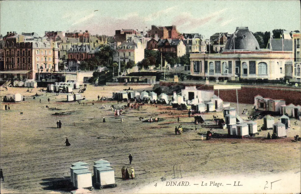 Dinard — A Praia — LL. — n°4 - Frente