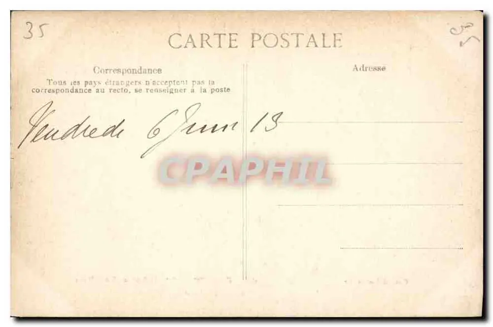Dinard — Bric-à-Brac und Saint-Malo — Côte d'Émeraude, Verlag E.D. n°719 - Rückseite