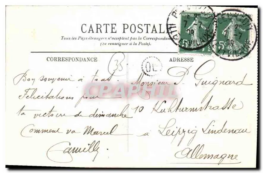 Dinard — As Villas da Malouine — LL. — n°30 - Verso