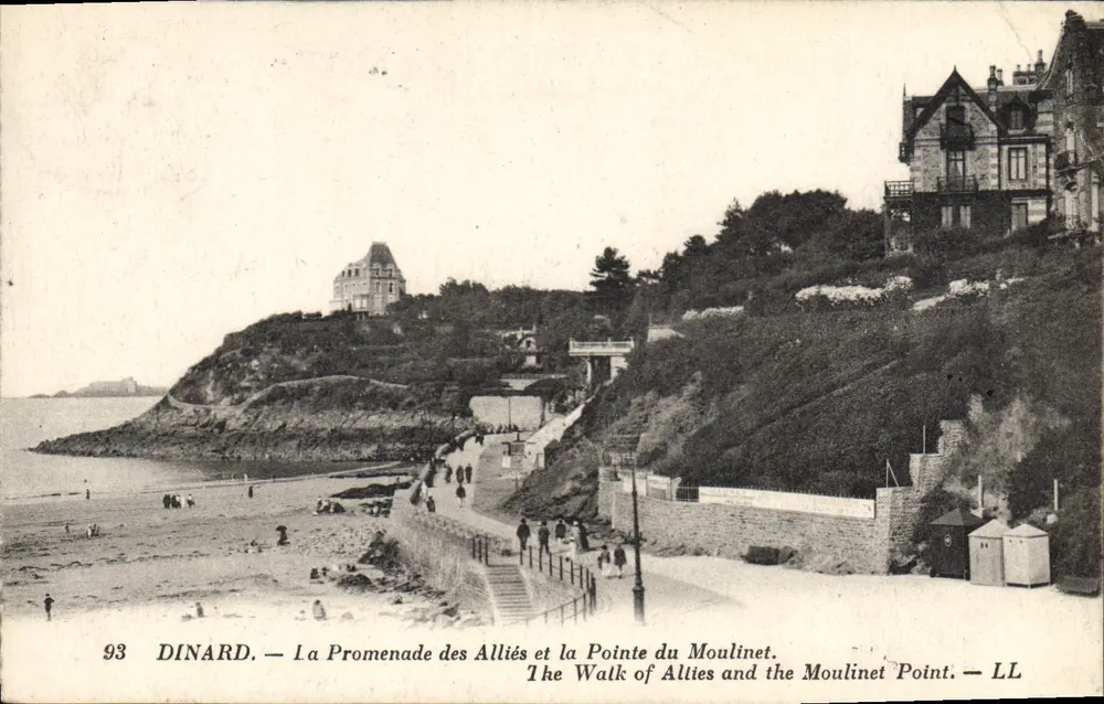 Dinard — Die Promenade der Alliierten und die Pointe du Moulinet — LL - Vorderseite