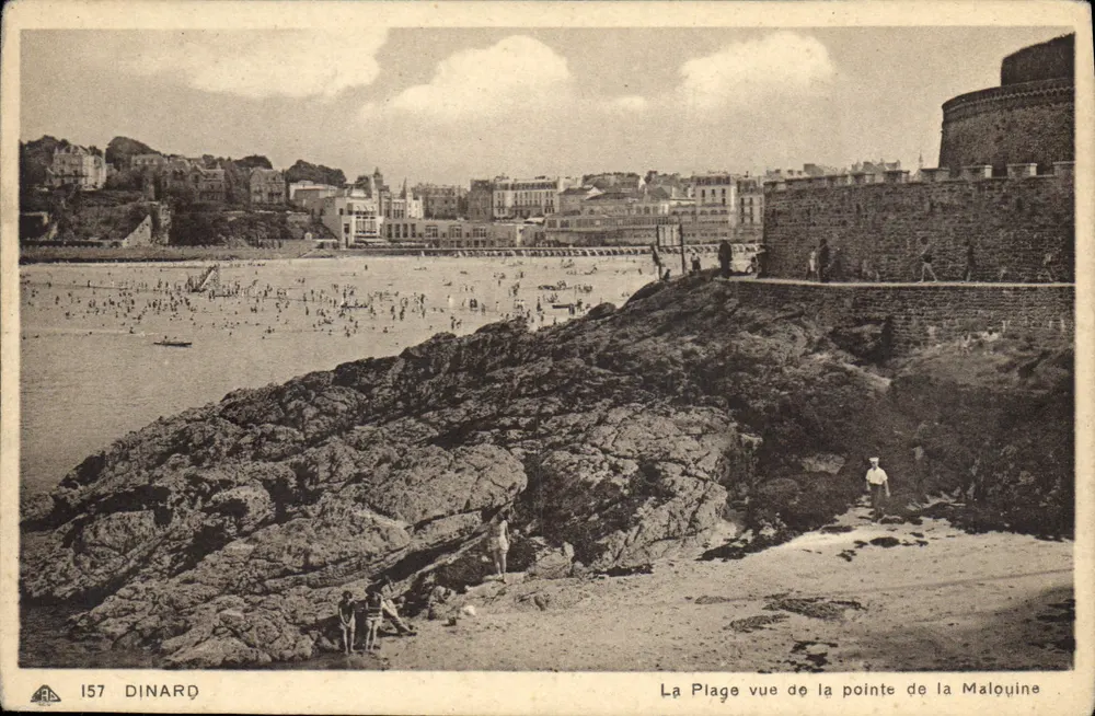 Dinard — Die Bucht von La Malouine — Dinard, Nr. 157 - Vorderseite