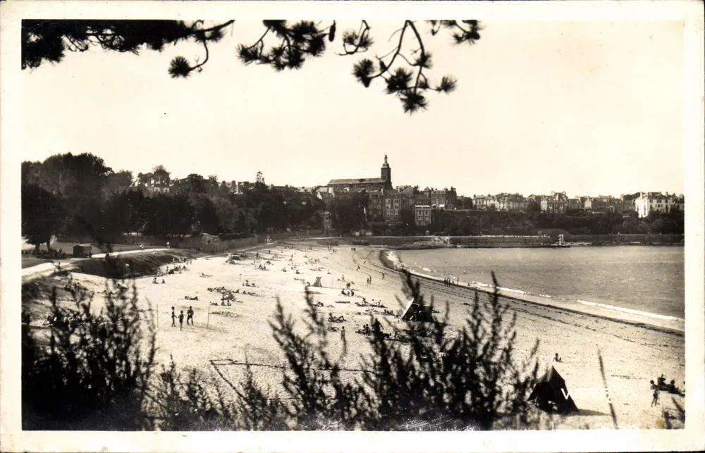 Dinard — A Praia do Prieuré — Edições WAPON e OPLEANS - Frente