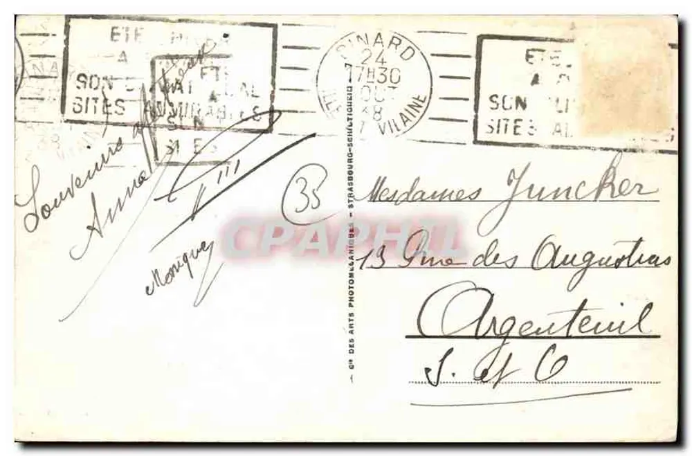 Dinard — Le Bric à Brac und der Embarcadère des Vedettes Vertes — 113 - Rückseite