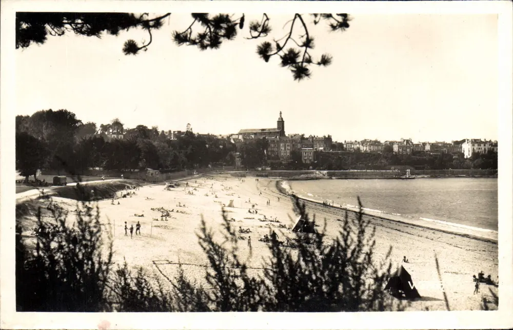 Dinard — A Praia do Prieuré — Sociedade das Edições Waron e Cie - Frente