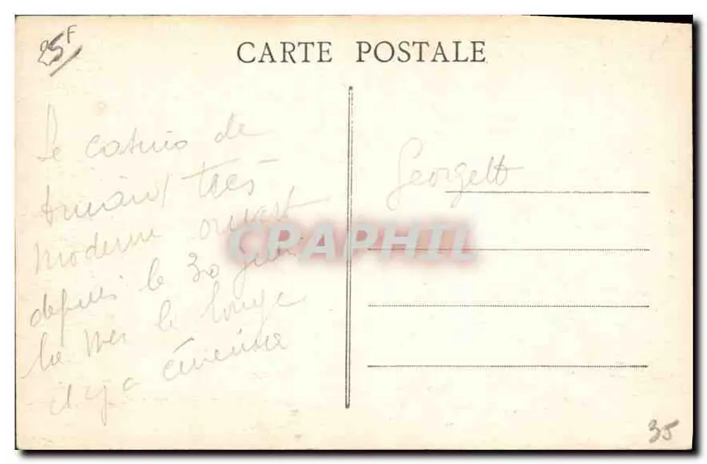 Dinard - Côte d'Émeraude - Boulevard de l'Écluse - Municipal Casino - Edition G. M. - Rückseite
