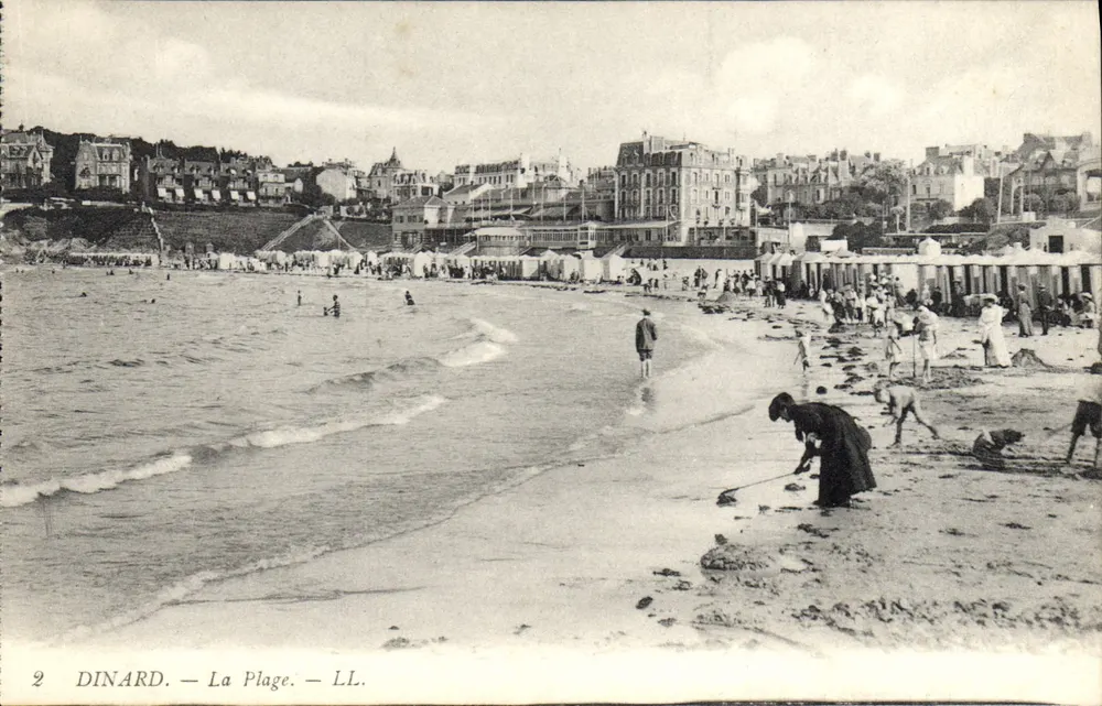 Dinard — A Praia — LL. — n°2 - Frente