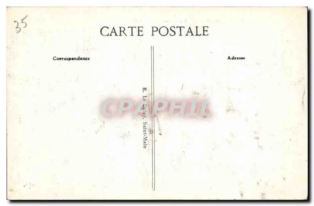 Dinard — La Spiaggia — Costa d'Emeraude, 75 - Verso