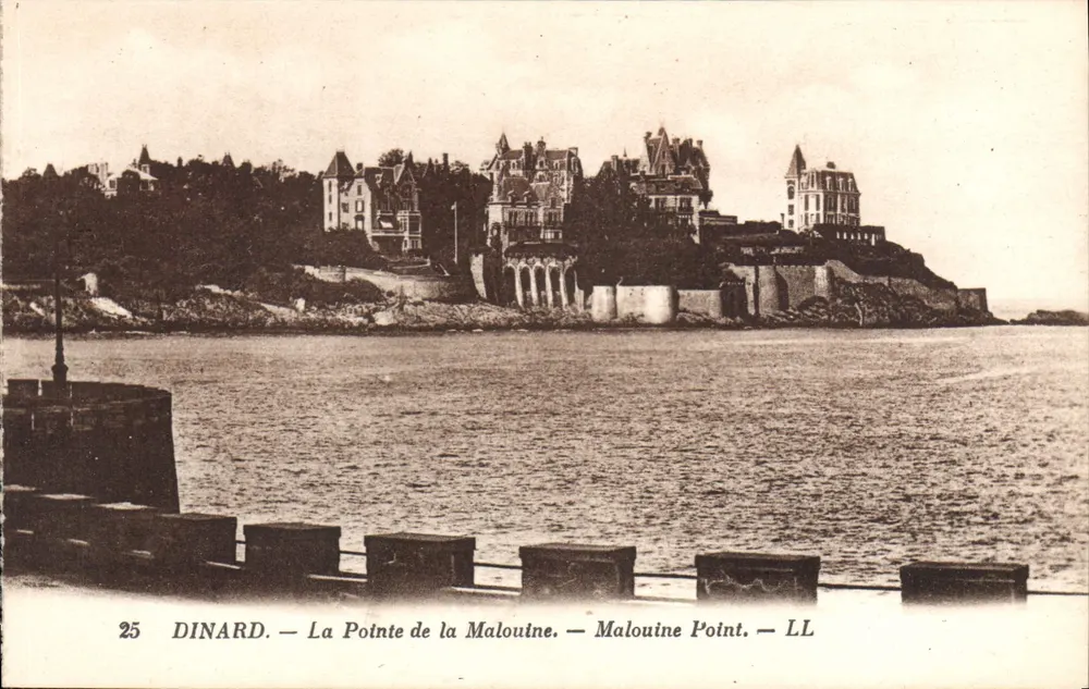 Dinard — A Ponta da Maloutne — editor LL - Frente