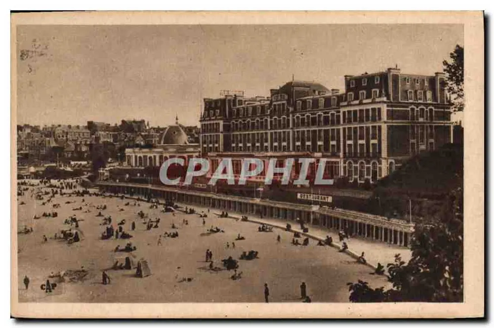 Dinard — Das Hotel Royal und die neuen Badekabinen — C° des Arts Photomécaniques - Paris - Vorderseite