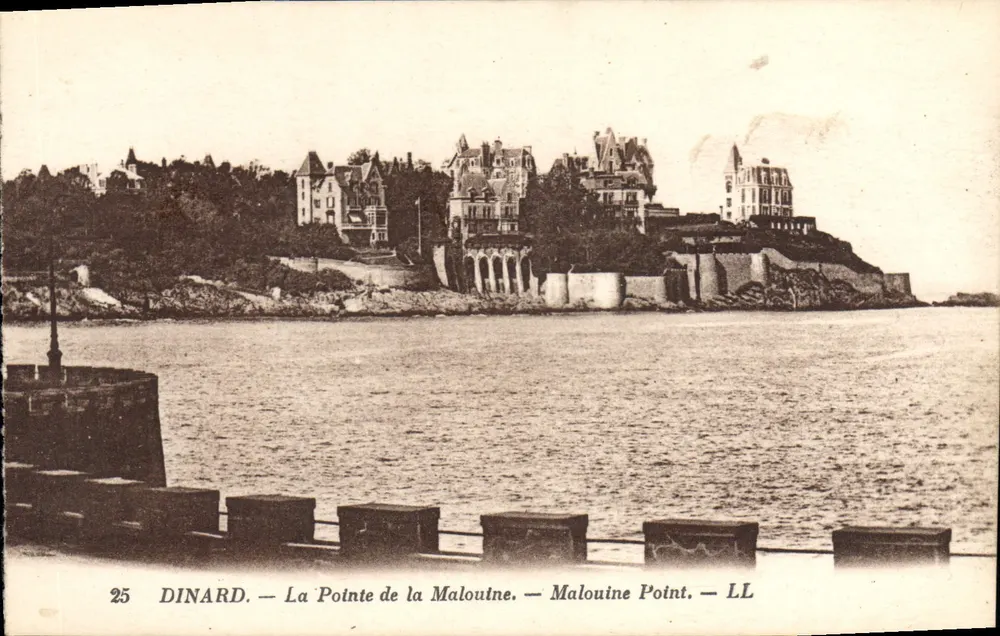 Dinard — A Ponta da Malouine — editor LL, n° 25 - Frente