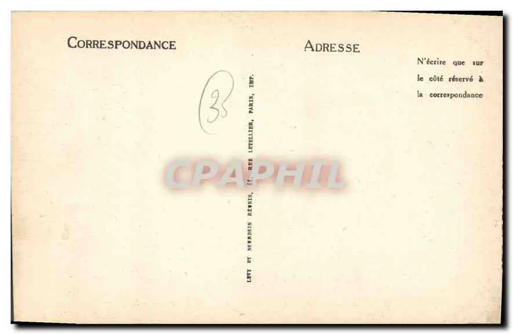 Dinard — A Ponta da Malouine — editor LL, n° 25 - Verso